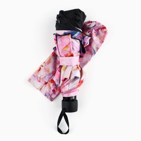 Umbrella with the inner print "Watercolor flowers", 8 spokes-6