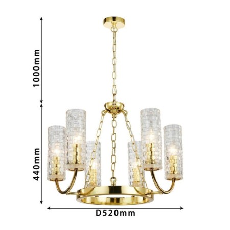 Syreni Syreni Hanging Chandelier, E14 240W-2