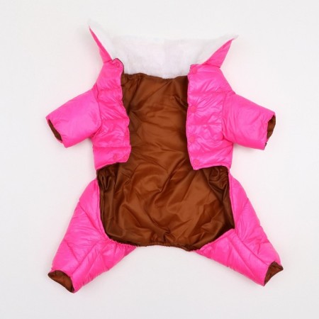 Astronaut overalls, size 10 (DS 25 cm, OG 34 cm, Osh 24 cm), pink-5