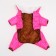Astronaut overalls, size 10 (DS 25 cm, OG 34 cm, Osh 24 cm), pink