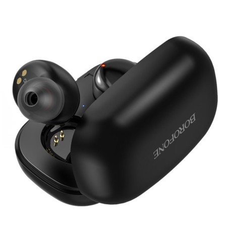 Wireless headphones Borofone BE35, vacuum, TWS, microphone, BT 5.0, 45/280 mAh, black-4