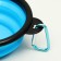Silicone bowl, folding, 250 ml, 11 cm, blue
