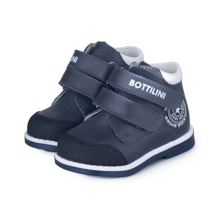 Baby boots, size 19, dark blue color