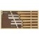 A set of woods on the Wood Encor Prof 10420, a wooden handle, 6 pcs.