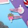 Invisibility for hair "Abel" (set 2 pcs) candies, 5.5 cm, pink