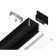 Profile aluminum overhead ambrella Illumination alum Profile, GP1750BK, 2000x12x15.7 mm, black color, matte dial