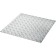 The corrugated sheet of the bison quintet 53832, aluminum, 600x600 x1.5 mm
