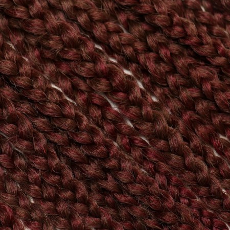 SIM-BRAIDS AFROKOSOS, 60 cm, 18 strands (CE), greasy/cherry color (#FR-8)-1