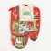 Kitchen set (2 objects) of the “apple tree” shares, a bag 16x16 cm, mittens 25*16 cm, 100% p/e