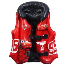 A inflatable vest of “Cars”, for swimming, children's, red color