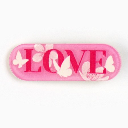 Заколка для волос LOVE, 4.5 х 1.5 см-2