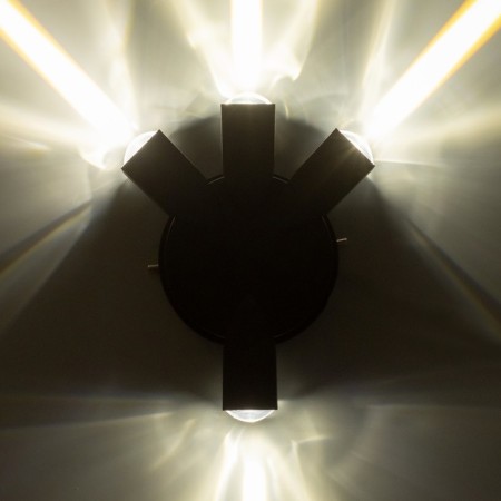 Lamp "Deco" 4xLED 4W 4000K IP66 black 16x4.3x13 cm-2