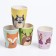 Bamboo cup of bamboo, 240 ml., Color and pattern mix
