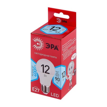 LED LED era Red Line “Pear”, 12 W, E27, 960 lm, 4000k, white glow-2