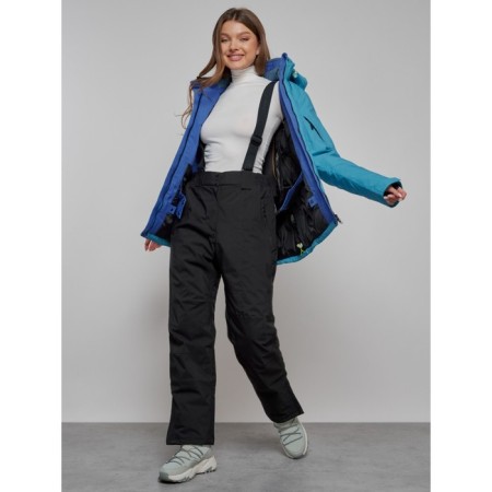 Ski costume is female, size 46, blue color-23