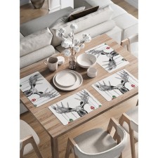 A set of napkins for setting the table 