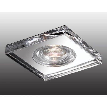 Built -in lamp Novotech, 50 W, Gx5.3, 12 V, 65x65 mm, d = 65 mm, color chromium-1