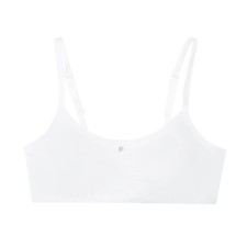 Top knitted for a girl, height 158 ​​cm-164 cm, in, white color