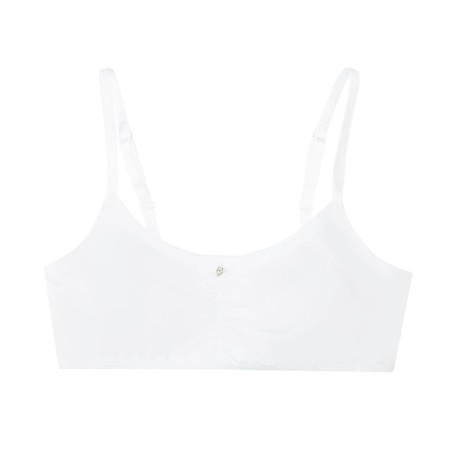 Top knitted for a girl, height 158 ​​cm-164 cm, in, white color