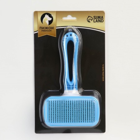 Pugrodnik with self -cleaning pizhon Premium, with drops, lightweight, 10 x 19 cm, blue-4