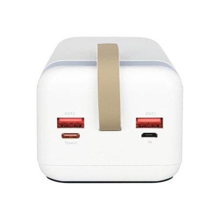 External battery TFN Porta LCD PD, 40,000 mAh, 2 USB, Type-C, MicroUSB, white-4