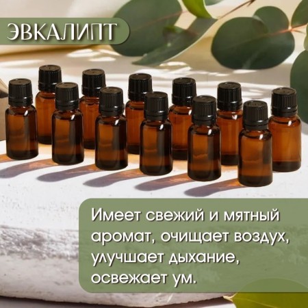 A set of essential oils 12 pcs "Eucalypt" 15 ml, for your brand and design-5