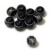 Busina "Rondel" inclusive, 1 × 1 × 0.8 cm, (set 10 pcs.), Black color