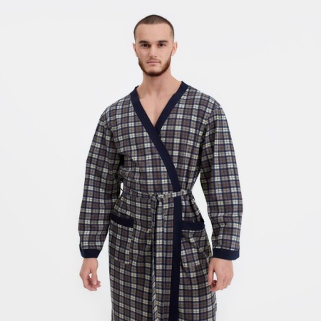 Male robe, brown color, size 54-2