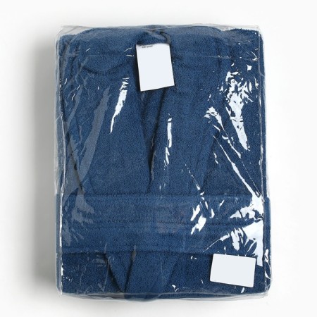 Terront Ethel robe, male size 56-58 Blue color, 100% cotton, 320 g/m2-6