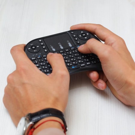 Luazon BKB-1.0 mini-keyboard, wireless for TV, PC and MOB. Top-in, black-3