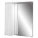 Bathroom Wardrobe mirror Iceberg Lilia 50, left