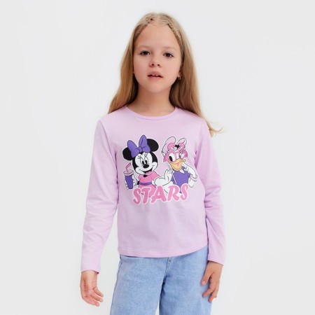 Long sleeve T-shirt Stars, Disney, height 98-104, lilac