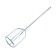 Mixer for gypsum mixtures of the tundra, hexagonal shank, 80 x 8 x 400 mm