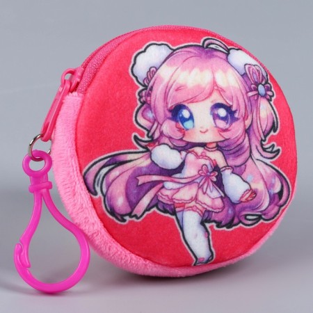 Children's wallet "anime", plush, color mix-3