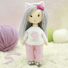 Set for creating a felt doll 
