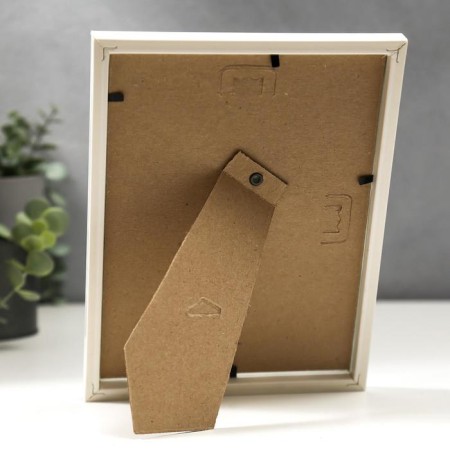 Photo frame 15x20 45-b (f) white (plastic screen)-3