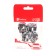 Cap on the Torso valve, skull, chrome, set 4 pcs
