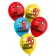 Airy ball "Happy Birthday!" 12 inch, latex, 5 pieces, spider-man