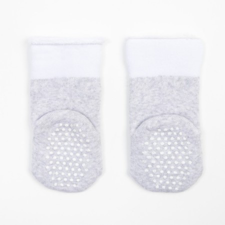 Nosk children's terry, color light gray melange, size 8-1