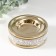 Ceramic Ceramics for 1 candle "necklace" d = 4.5 cm gold 10x10x3.5 cm