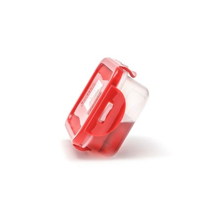 OURSSON plastic container, CP1103S/RD, red cover, 1.1 l, rectangular-1