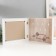 Key closed "Flowers and butterflies" 26.5x31.5 cm white