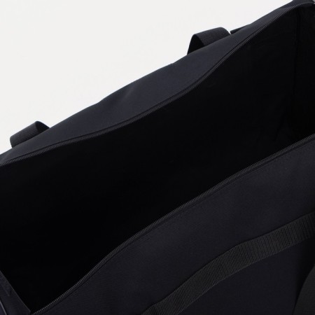 Road bag on lightning, 3 external pockets, a long belt, black color-2