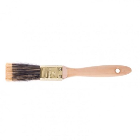 Brush flat MTX 83216, Golden, artificial bristles, wooden pen, 1 "
