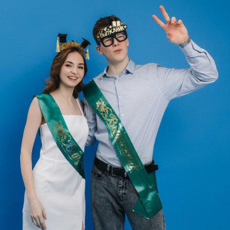 Carnival glasses "graduate", black-3