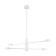 Freya FR5363CL-04W TACTIC, 845x845x775 mm ceiling lamp, GX53, 4x32W, white color
