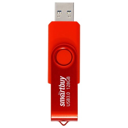 Flash drive Smartbuy Twist, 128 GB, USB 3.1, th Up 70 MB/s, PLA up to 40 MB/s, red-1
