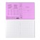 Notebook of 18 sheets in the Erichkrause CoverPro classic "Vivid", plastic cover, offset unit, purple