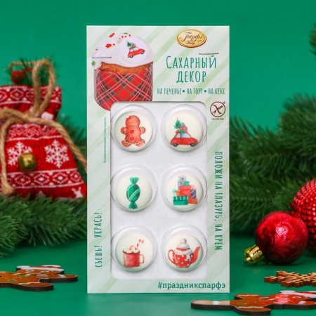 Sugar decor "Christmas", 12 g