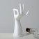 Stand for jewelry "Hand" 9 × 7.5 × 20, white color